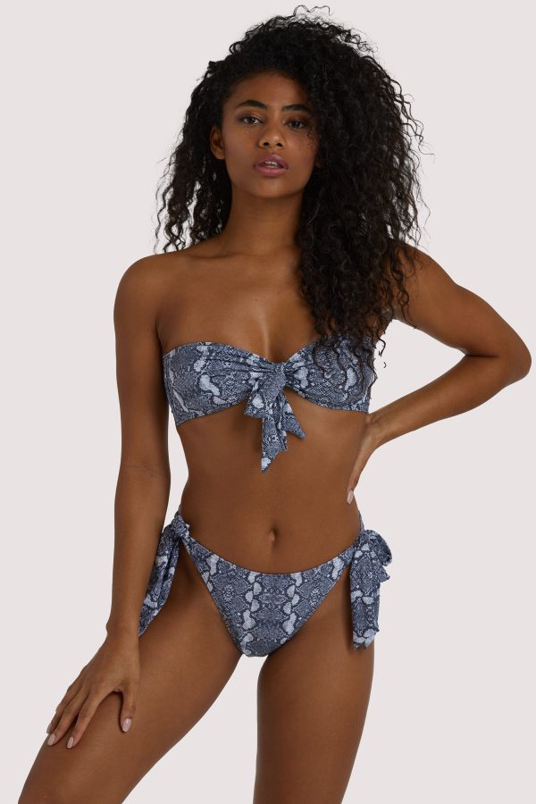 Snake Bow Tie High Leg Brief For Sale