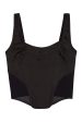 Bobbi Panelled Basque Black Fashion