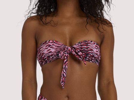 Tiger Bow Tie Bandeau For Sale