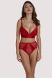 Melina Red High Waist Brief Online Hot Sale