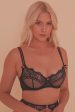 Monica Ribbon Slot Lace Bra For Sale