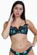 Jaquelina Mint Contrast Plunge Bra Cheap