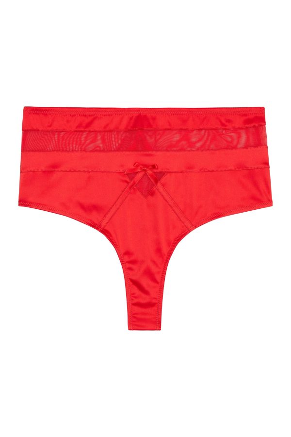 Playful Promises Madeleine Red Bondage Brief Sale