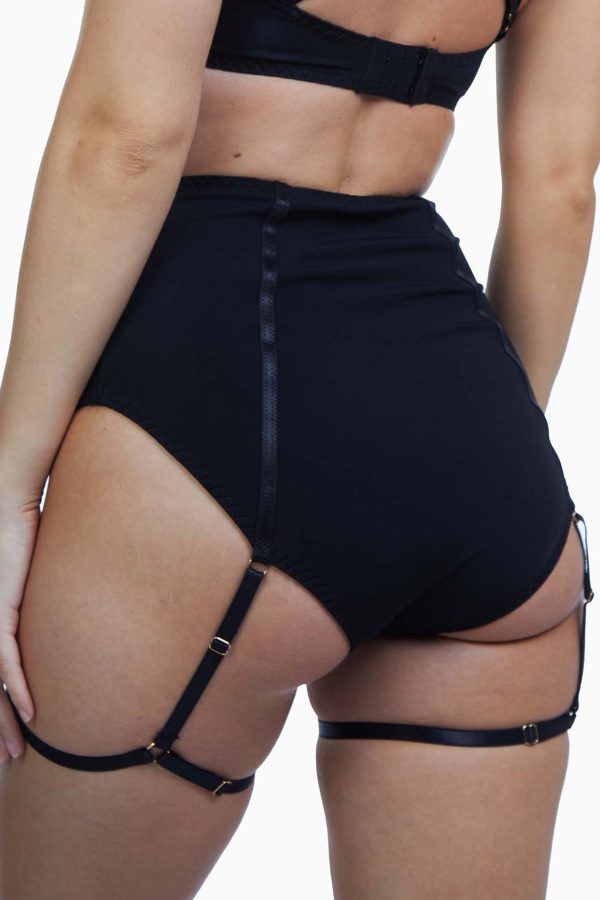 Regalia Santana Microfibre Suspender High Waist Brief Online Sale