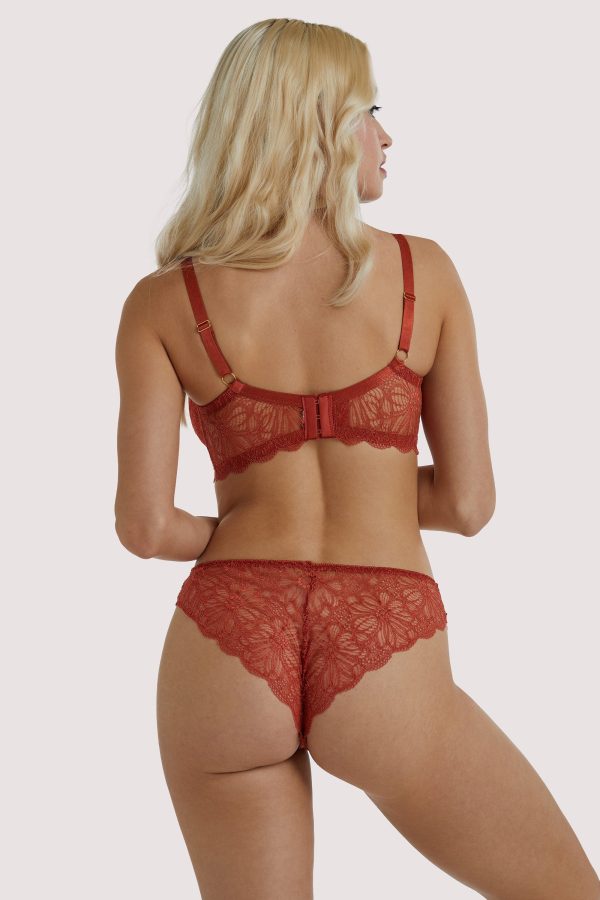 Ariana Intense Rust Everyday Lace Brief Online