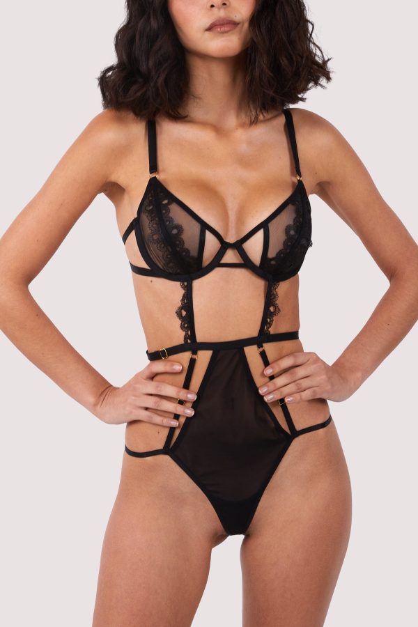 Rylee Black Wired Cut Out Body Online