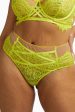 Kinsley Neon Strappy High Waist Brief Sale