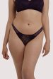 Emma Vine Purple Brazilian Lace Brief For Sale