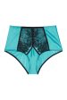 Henrietta Teal Lace Overlay High Waist Brief on Sale