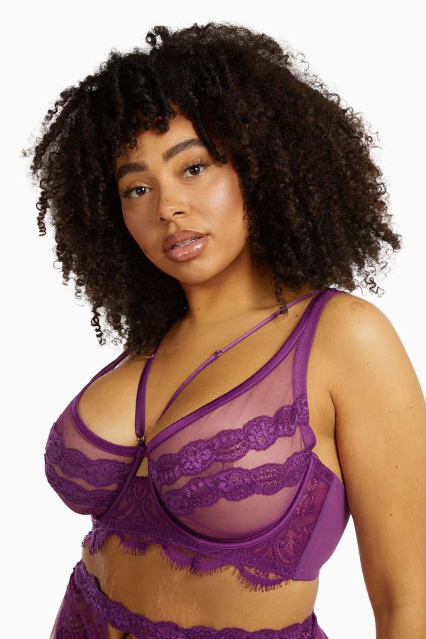 Gabi Fresh Aria Lace Trim High Apex Bra on Sale