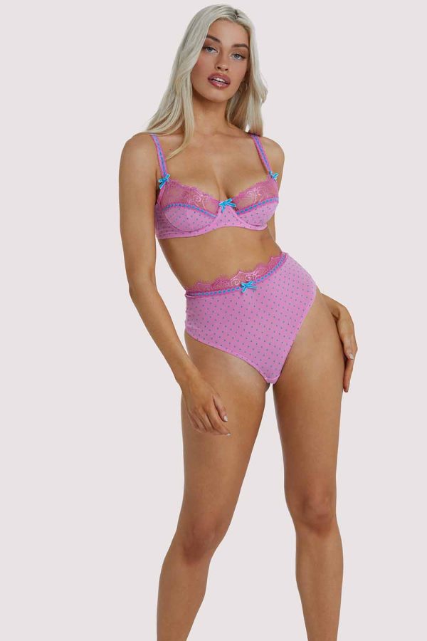 Sophia Pink High Apex Bra Online now