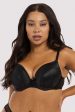 Sophia Black Plunge & Push Up Bra Hot on Sale