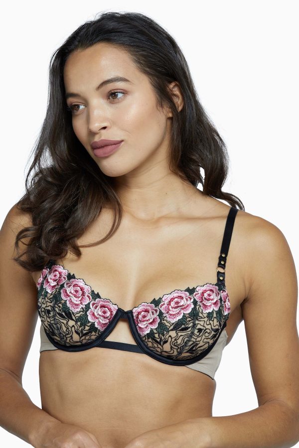 Katy Rose Embroidered Bra Online Hot Sale