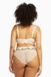 Monica Ribbon Slot Lace Bra Core Peach Online now