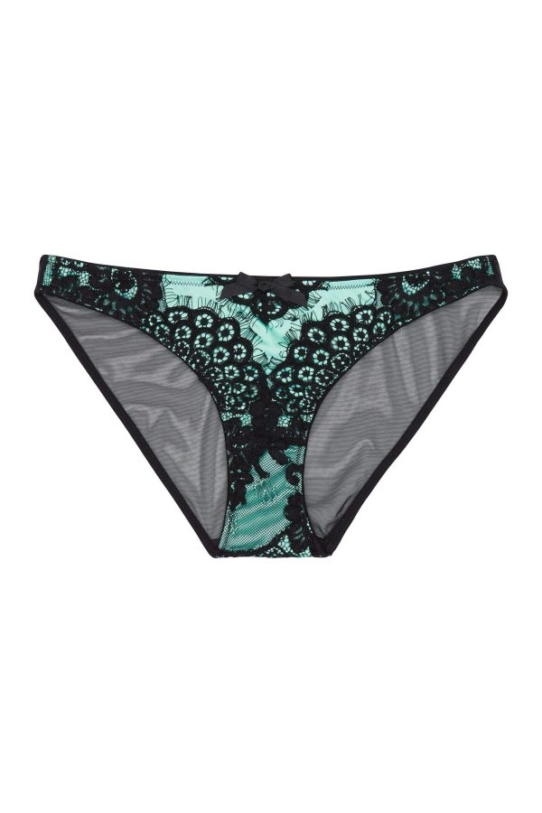 Jaquelina Mint Contrast Brazilian Brief Sale