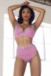 Sophia Pink High Waisted Thong Hot on Sale