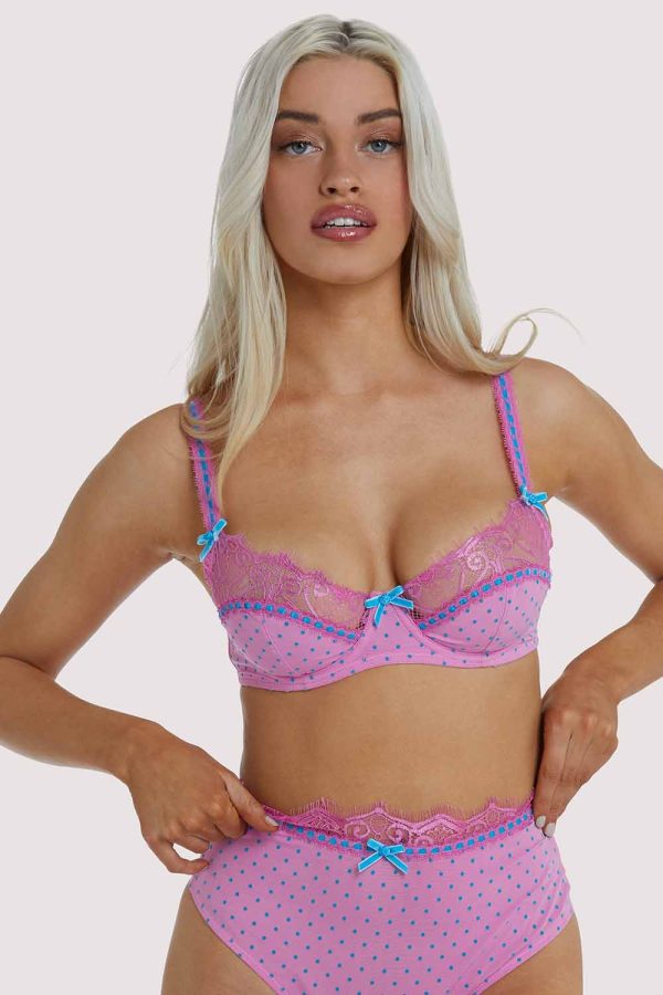 Sophia Pink High Apex Bra Online now