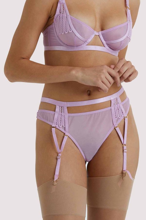 Milana Lilac Thong For Cheap