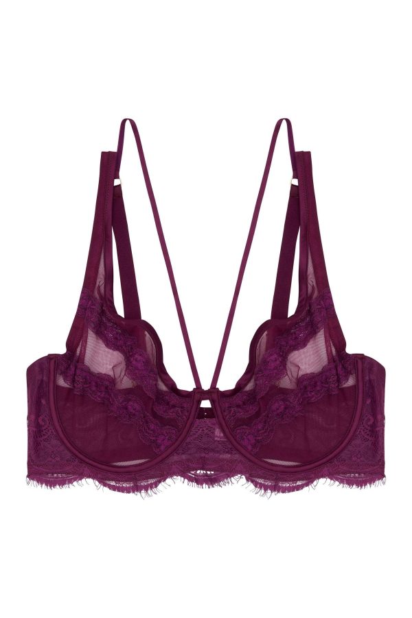 Gabi Fresh Aria Lace Trim High Apex Bra on Sale