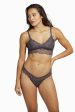 Ariana Steel Grey Everyday Lace Thong Online Sale