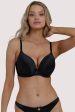 Sophia Black Plunge & Push Up Bra Hot on Sale