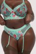 Sabey Mint Floral High Waist Curve Brief Supply