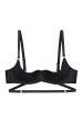 Sacha Black Quarter Cup Bra Cheap