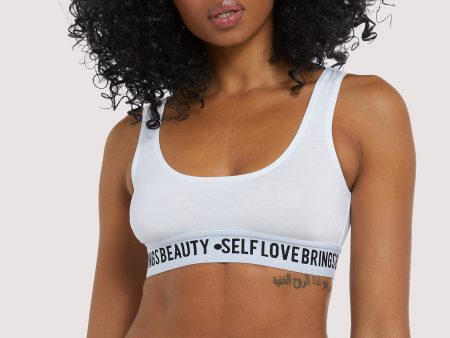 Self Love White Crop top For Discount