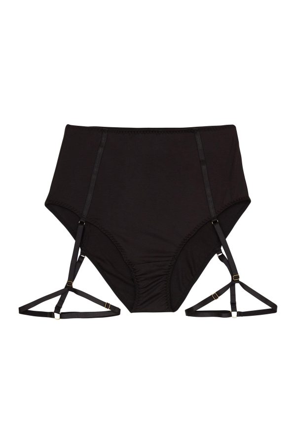 Regalia Santana Microfibre Suspender High Waist Brief Online Sale