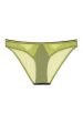 Playful Promises Indigo Lime Satin and Lace Picot Brief Sale