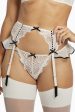 Monica Ribbon Slot Suspender Peach Supply