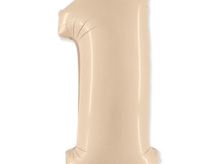 42 inch NUMBER 1 - PARTY BRANDS - SATIN CREAM For Discount