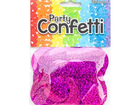 HOLOGRAPHIC CONFETTI - MAGENTA Sale