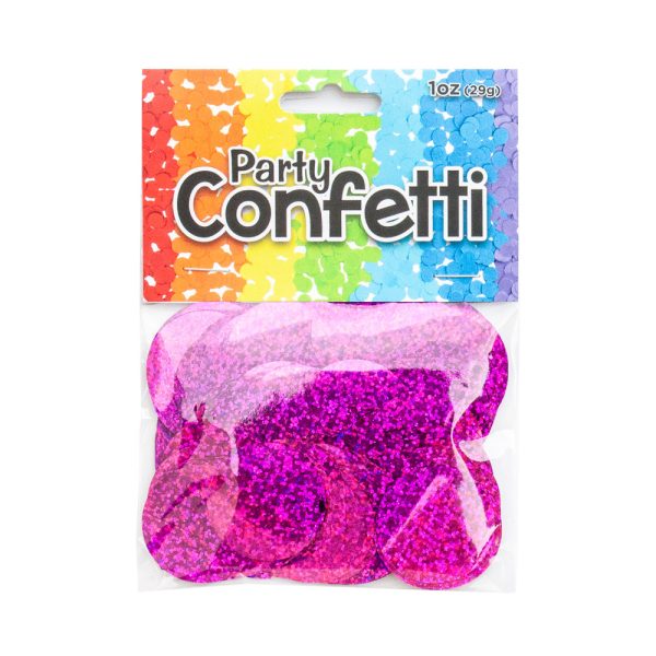 HOLOGRAPHIC CONFETTI - MAGENTA Sale