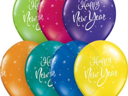 11 inch NEW YEAR SPARKLE - ASSORTED COLORS on Sale