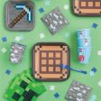 MINECRAFT BEVERAGE NAPKINS (16 PK) Online Sale