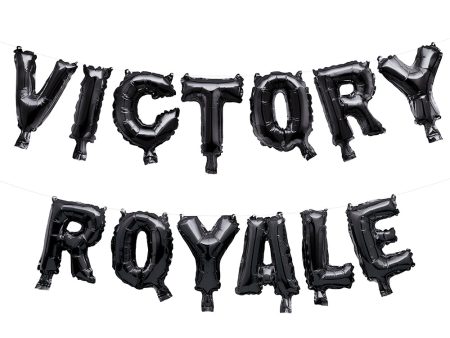 FORTNITE VICTORY ROYALE FOIL LETTER BALLOON BANNER (AIR-FILL ONLY) Online Sale