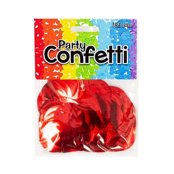 METALLIC CONFETTI - RED Online Hot Sale