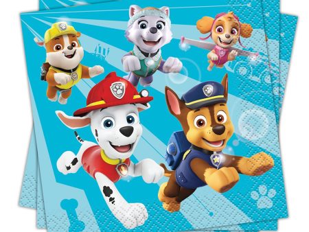 PAW PATROL BEVERAGE NAPKINS (16 PK) For Discount