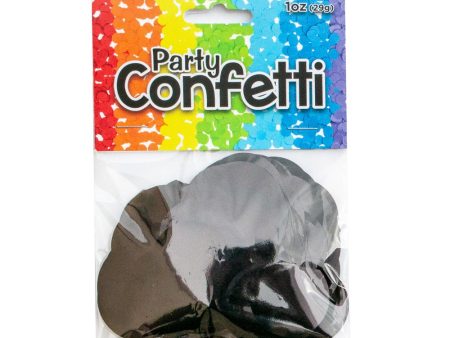 METALLIC CONFETTI - BLACK For Discount