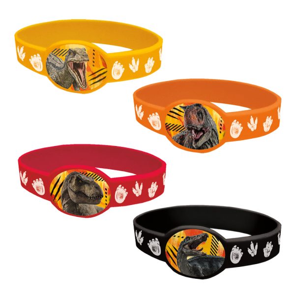 JURASSIC WORLD 3 STRETCHY BRACELETS (4 PK) Cheap