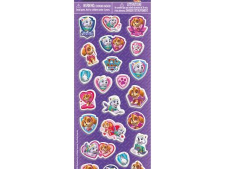 PAW PATROL GIRL PUFFY STICKERS SHEETS (24 PK) Fashion