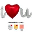 I (HEART) U - BETALLIC SCRIPT LETTERS KIT (AIR-FILL ONLY) Online