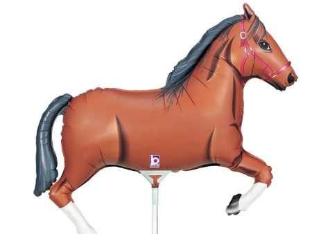 14 inch BROWN HORSE MINI SHAPE (AIR-FILL ONLY) For Sale