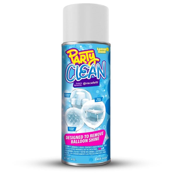 PARTY CLEAN 14oz BALLOON SHINE REMOVER - LEMON SCENT on Sale