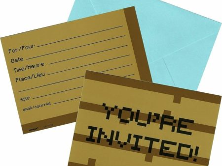 MINECRAFT INVITATIONS (8 PK) Fashion