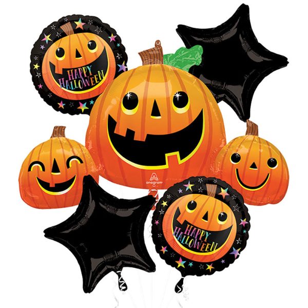 SMILEY HALLOWEEN PUMPKINS BOUQUET on Sale