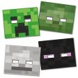 MINECRAFT PAPER MASKS (8 PK) Online Hot Sale