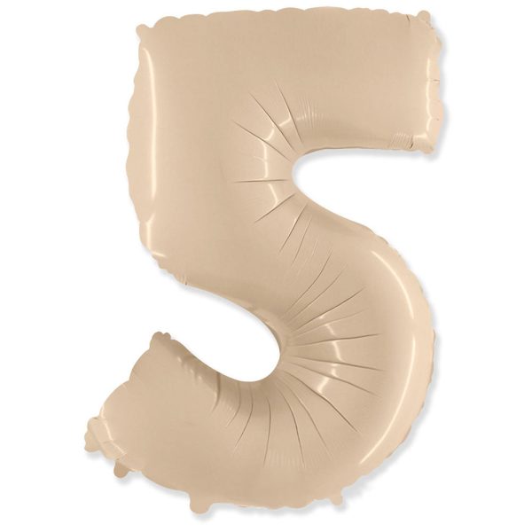 42 inch NUMBER 5 - PARTY BRANDS - SATIN CREAM For Discount