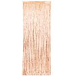 ROSE GOLD FRINGE DOOR CURTAIN 3ft X 8ft Hot on Sale